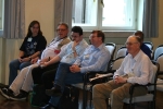 V.l.n.r.: Birgit Fischer, Wilf James, Siegfried Breuer, Dieter Schmidt und Waldemar Kumming