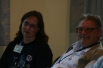 Birgit Fischer und Wilf James