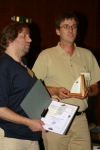 Preistr&auml;ger Miachael Iwoleit (l.) mit Andreas Nordiek